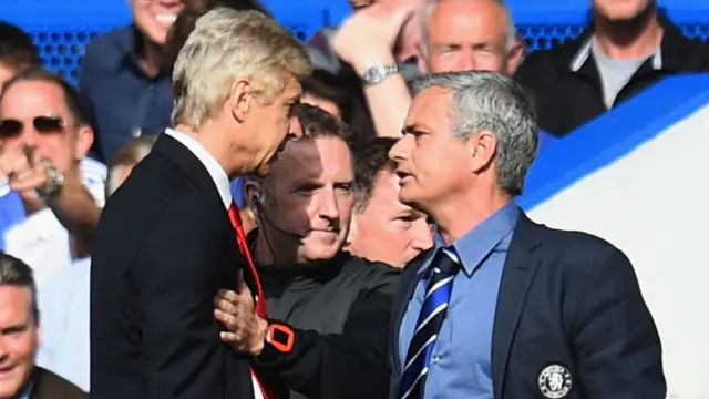 Arsene Wenger and Jose Mourinho