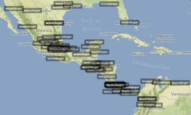 Paulo Wanchope trend map