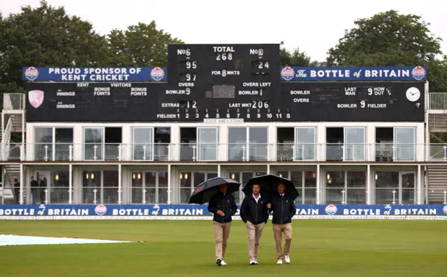 Rain Delay at Canterbury