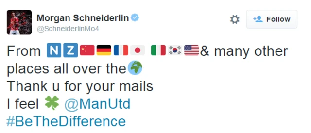 Morgan Schneiderlin letters