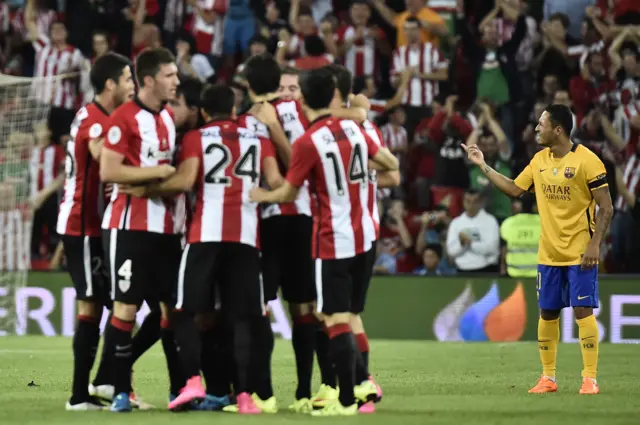 Athletic Bilbao celebrate