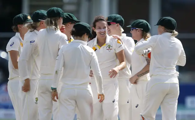 Australia celebrate