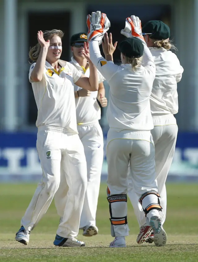 Australia celebrate