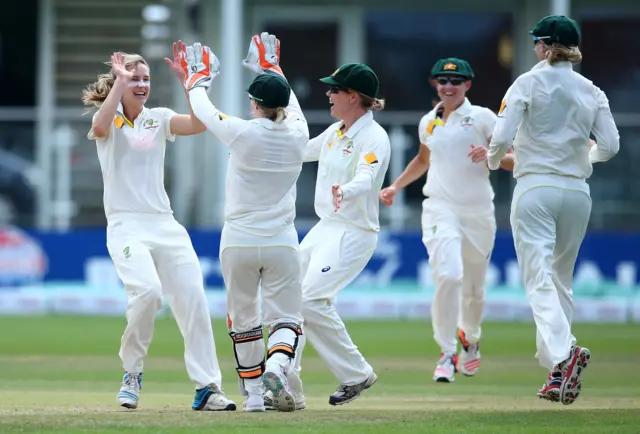 Australia celebrate