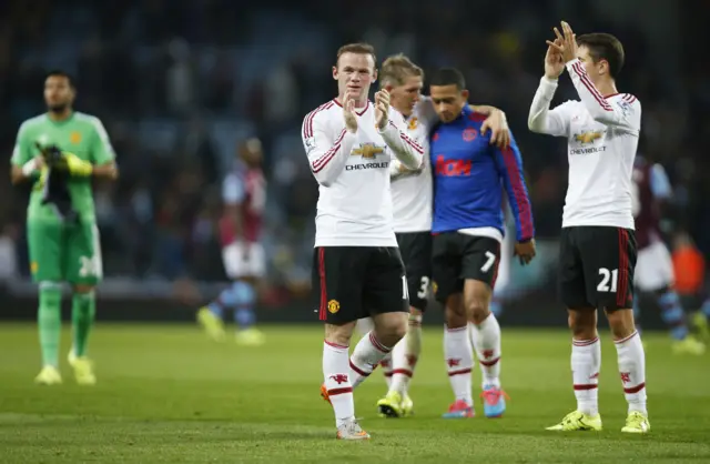 Manchester United celebrate