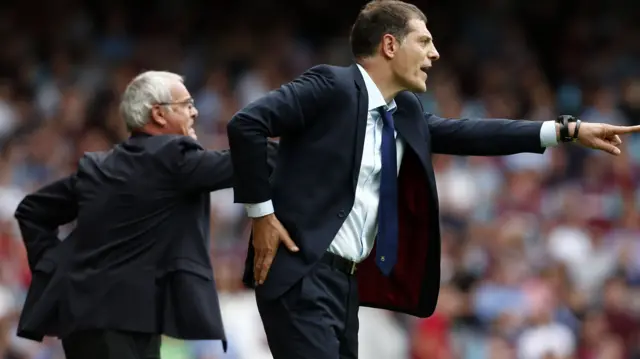 Slaven Bilic and Claudio Ranieri