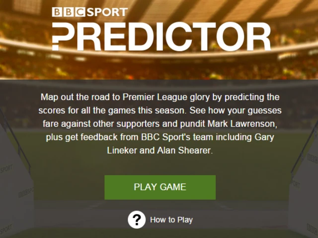 BBC Sport Predictor