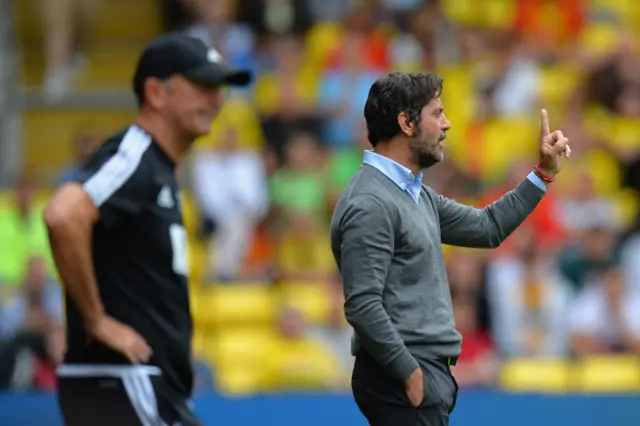 Watford manager Quique Flores