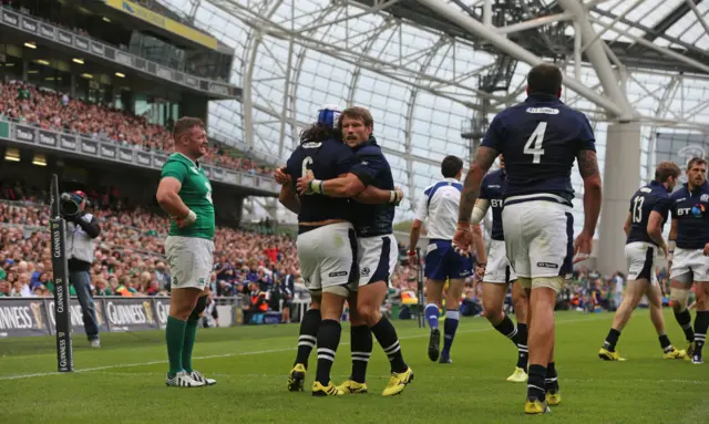 Scotland celebrate