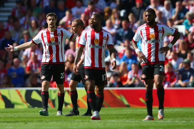 Sunderland react to conceding