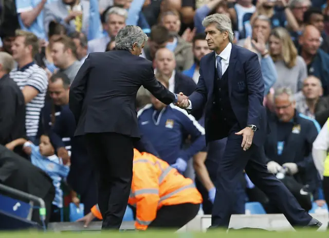 Jose Mourinho and Manuel Pellegrini