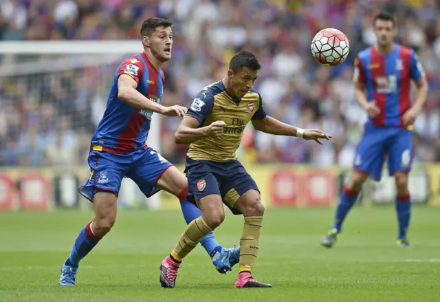 Joel Ward and Alexis Sanchez