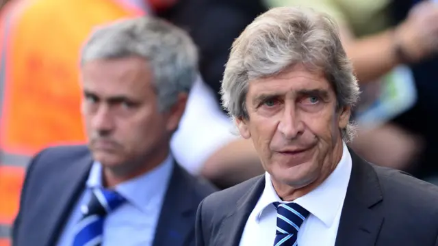 Jose Mourinho and Manuel Pellegrini