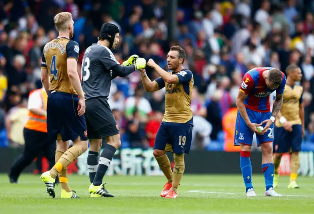 Arsenal celebrate