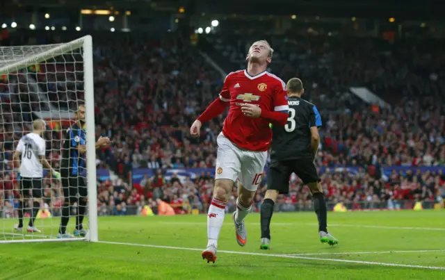 Wayne Rooney comes close