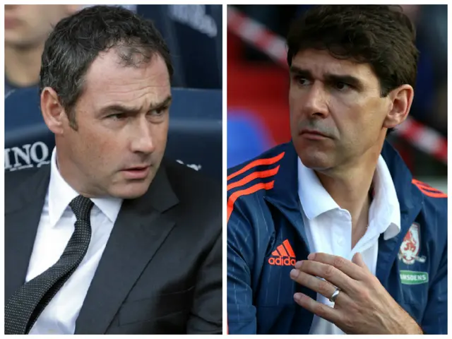 Paul Clement and Aitor Karanka