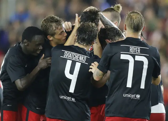 Midtjylland teammates