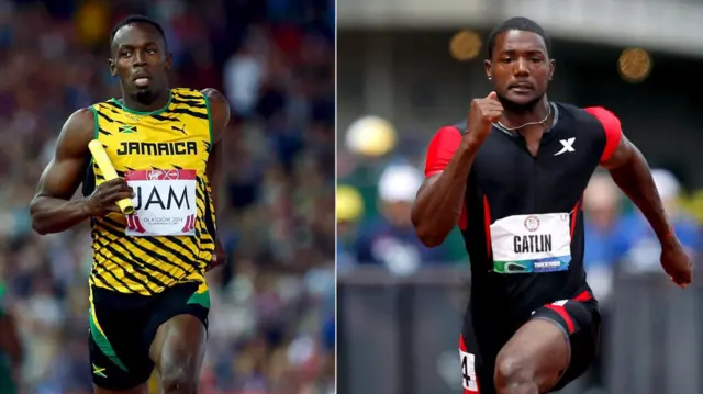 Usain Bolt and Justin Gatlin