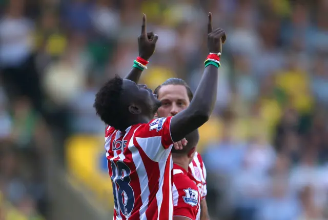 Mame Diouf celebrates