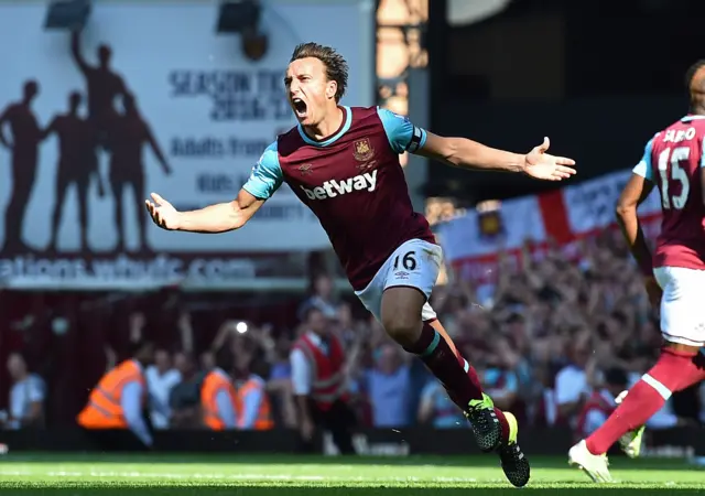 Marc Noble celebrates