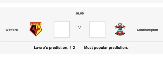 Premier League predictor