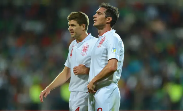 Steven Gerrard and Frank Lampard