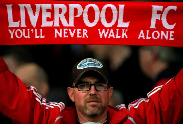 A Liverpool fan