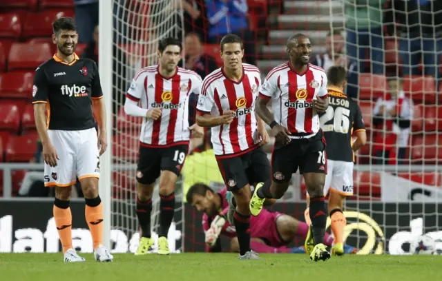 Jermain Defoe celebrates