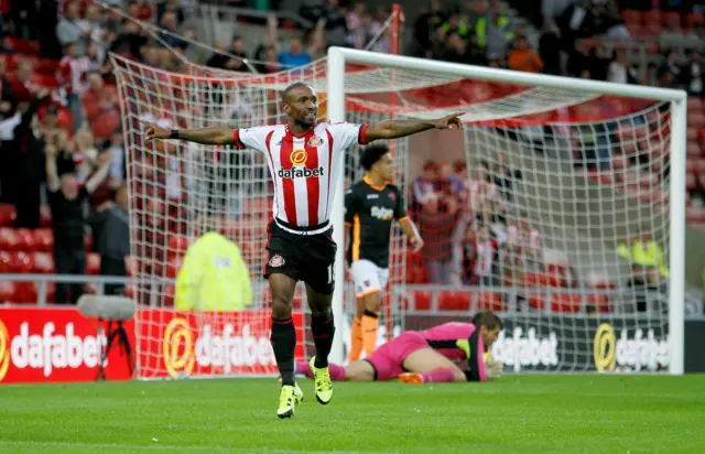 Jermain Defoe celebrates