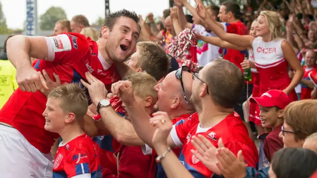 Hull KR celebrations