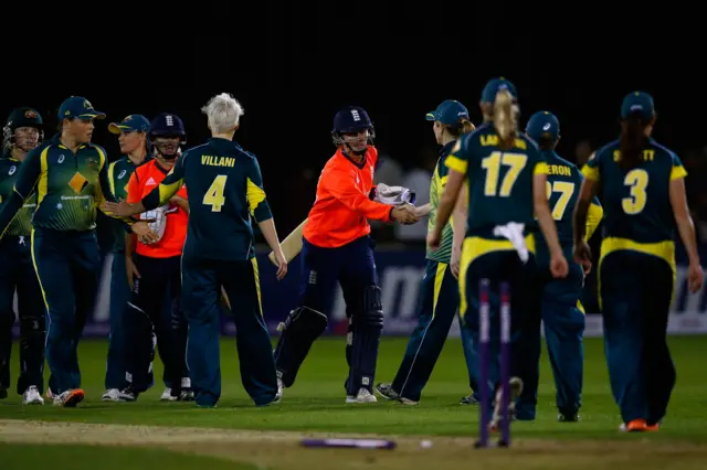 England celebrate