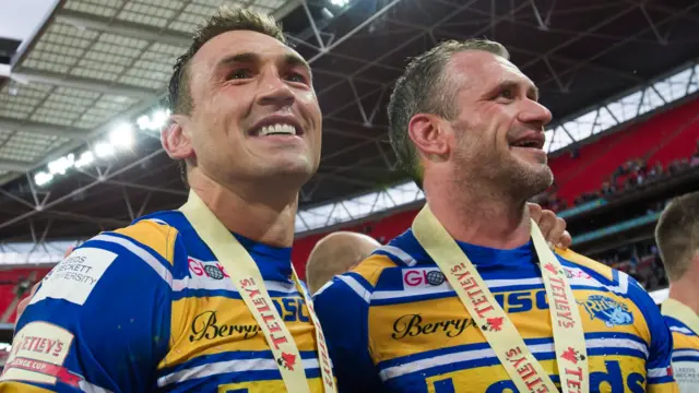 Kevin Sinfield and Jamie Peacock