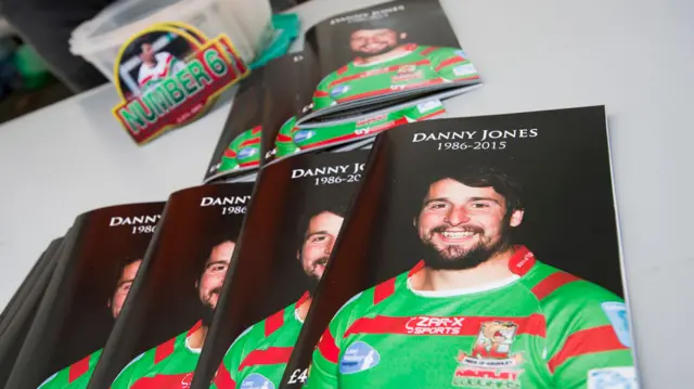 Danny Jones souvenir programmes