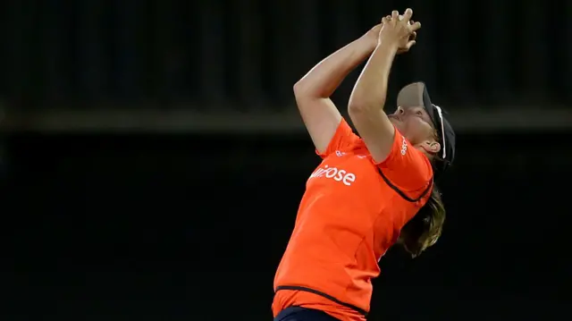 Anya Shrubsole catch