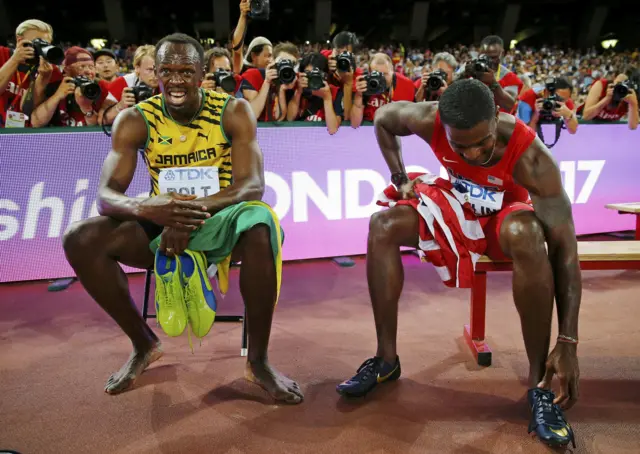 Usain Bolt and Justin Gatlin