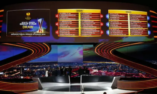 Europa League draw