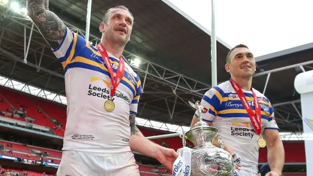 Jamie Peacock and Kevin Sinfield