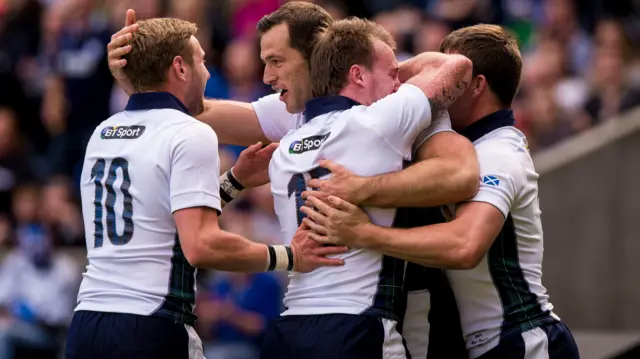 Scotland celebrate