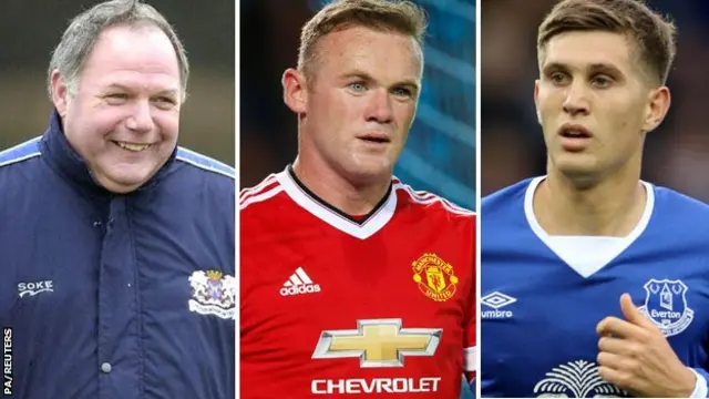 Barry Fry, Wayne Rooney, John Stones