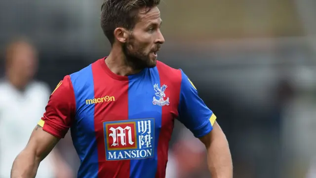 Yohan Cabaye in action for Crystal Palace