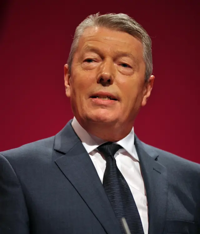 Former Home Secretary Alan Johnson