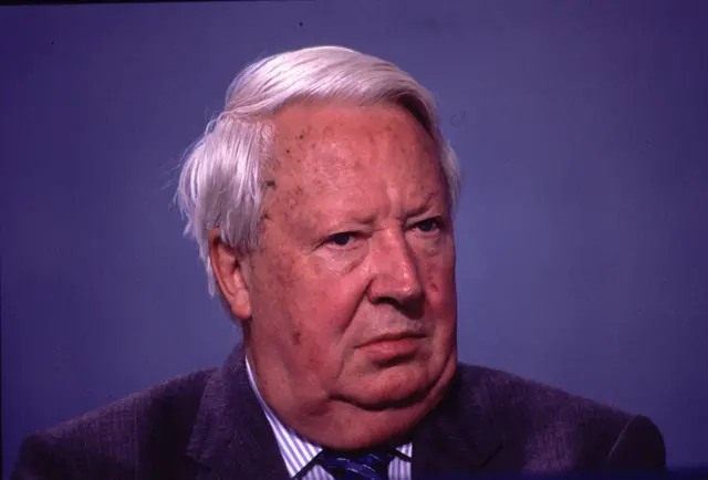 Former UK Prime Minister Sir Edward Heath