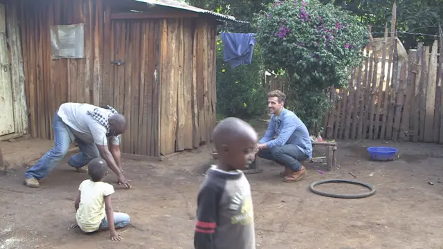 Hopscotch in the village of Nyakambi