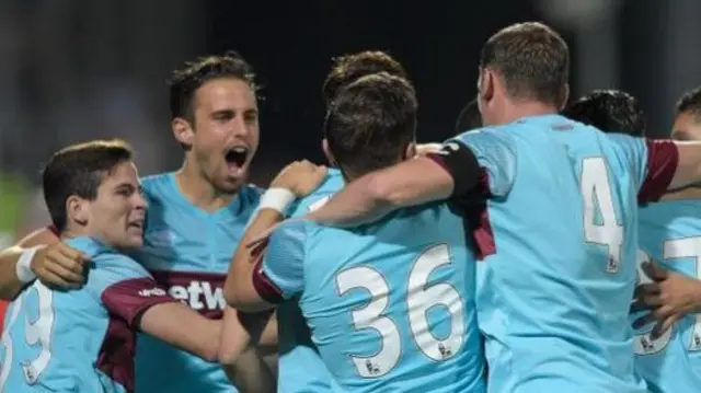 West Ham celebrate