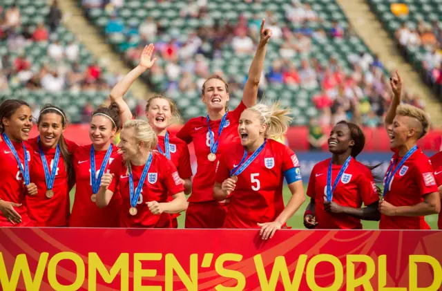 England women finish third at the World Cup