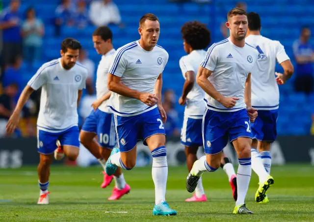 John Terry and Gary Cahill