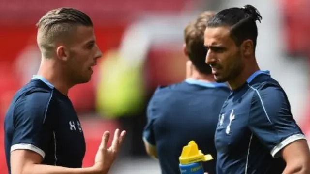 Nacer Chadli pre-match