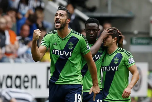 Graziano Pelle celebrates