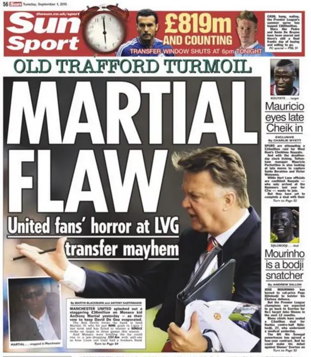 Sun back page