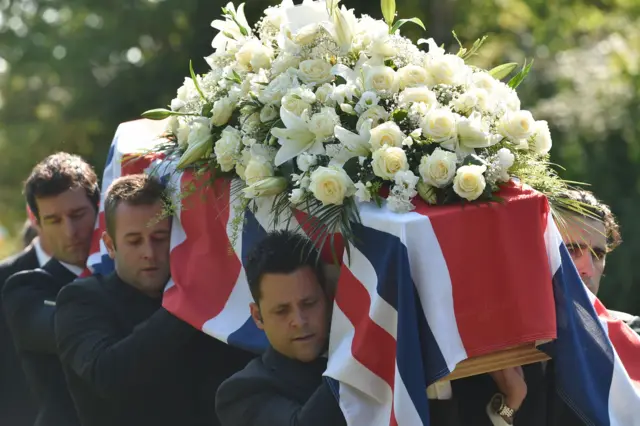 Justin Wilson funeral